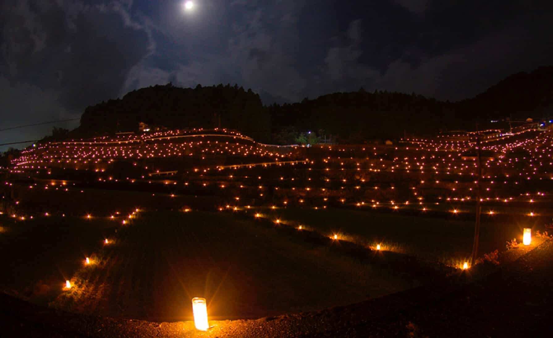 梯田蠟燭祭