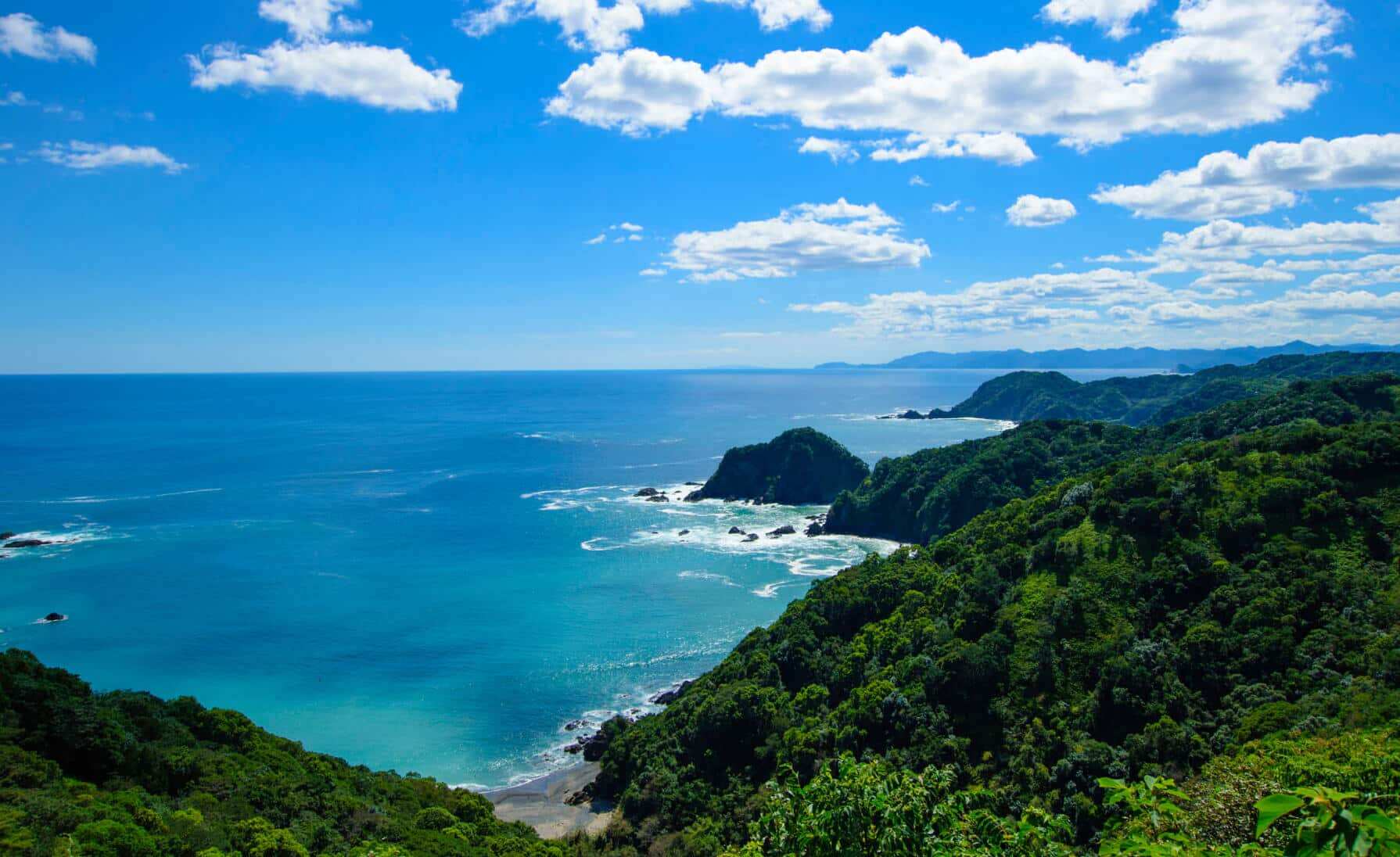 The Pacific Ocean and Tosa Bay