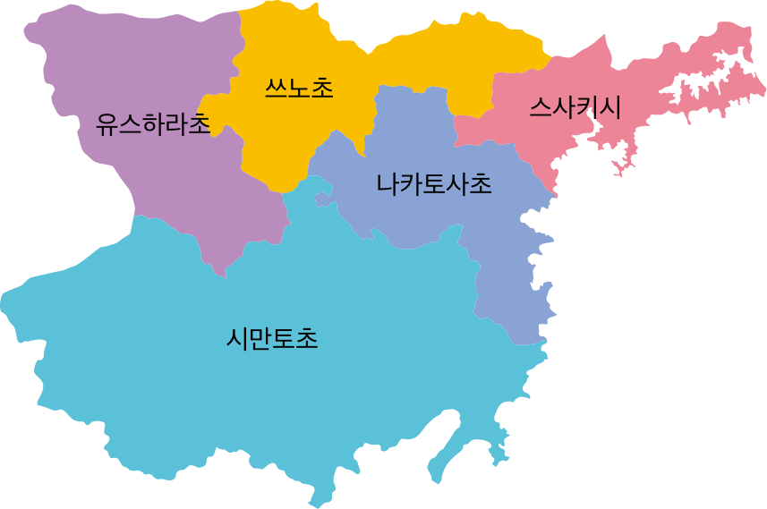 Oku Shimanto Map