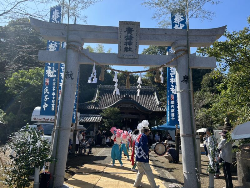 上ノ加江の廣埜神社にて秋季大祭が行われました！